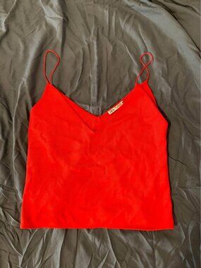 Red Zara tank top